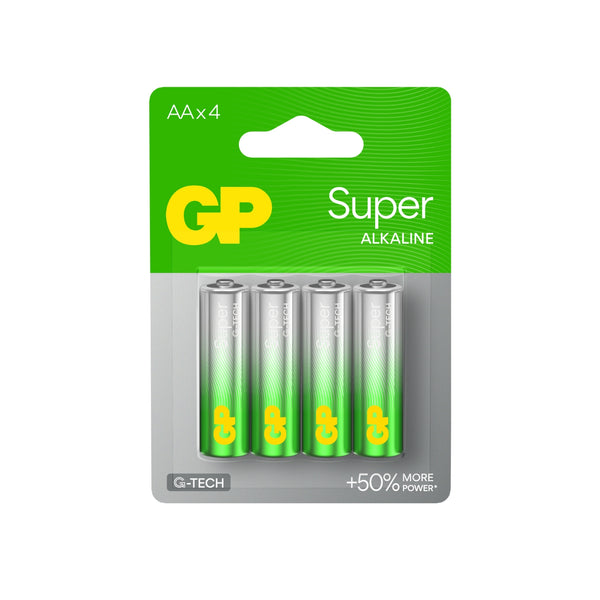 GP Super Alkaline AA (pack of 4)