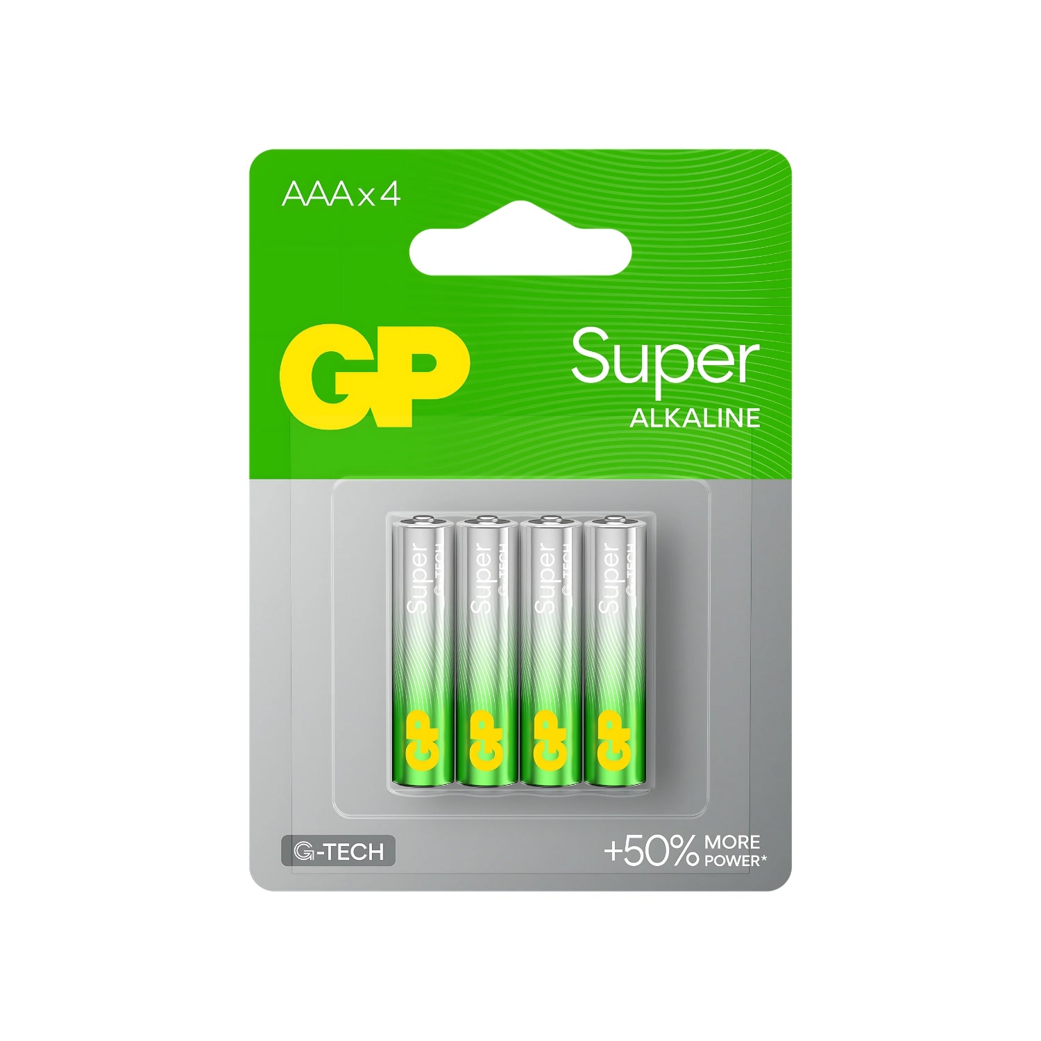 GP Super Alkaline AAA (pack of 4)