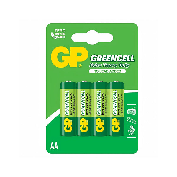 GP Greencell Carbon Zinc AA (pack of 4)