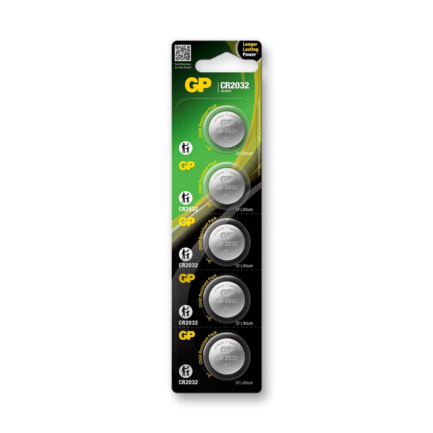 GP Lithium Coin Battery CR2032