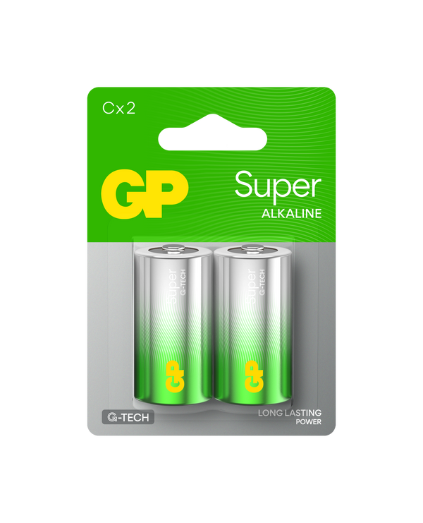 GP Super Alkaline C Size Batteries