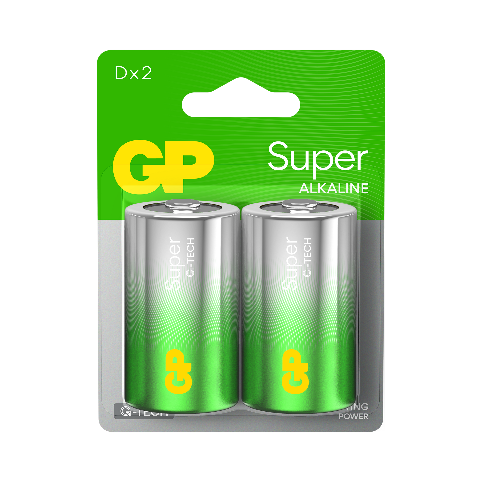 GP Super Alkaline D Size Batteries