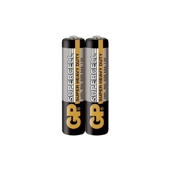 GP Supercell Carbon Zinc AAA (pack of 2)